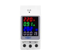 4IN1 din rail AC 110V 220V 100A Voltage Current Electric energy monitor