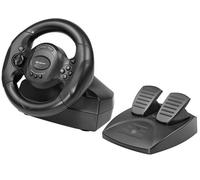 4in1 Gaming Racing Steering Wheel PC PS3 PS4 Xbox One Spring Pedals Vibrating UK