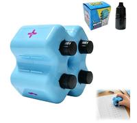 4in1 Math Teacher Roller Stamp, Math Roller Stamp for Addition, Subtraction, Multiplication, Division, Random Digital Teaching Reusable Practice Tool for Students Classroom Elementary Learning