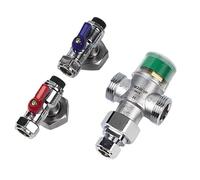 4IN1 Thermostatic Mixing Valve 15MM, Fast, Sensitive Integral Sensor, Non-Return Valve in Each Inlet, 1 in Pack