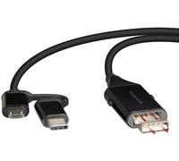 4in1 Usb-C / Micro-Usb Adapter Cable Charger Cable for Samsung LG Huawei OnePlus