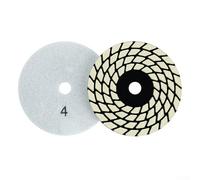 4Inch 100Mm Wet Dry Polishing Pad, For Granite Marble Stone Sanding DiscPolished WaferFour-step Dry Grinding Stone Polishing Sheet(N0.4)