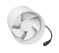 4Inch 12V Low Nose Inline Boosters Duct Fan Ventilation Exhaust Fan for Efficient Airflows in Small Areas Duct Adapter Fan