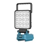 4Inch 3000Lumens Cordless LED Work Light with Double USB Charging Port for DCB206 20V Batteries Camping Fishing Light Portability Cordless Flashlights Outdoor Camping