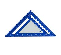 4inch Aluminum Miter Triangle Ruler 45 Degree/90 Degree Woodworking Square Protractor Multifunctional Measuring Tool Aluminum Woodworking Ruler