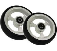 4Inch Front Wheels Replacement for Sports Wheelchair, Non-Slip Rubberor Wheelchairs,Aluminum Hubs, 8Mm Bearings, 2Pcs/100Mm/4In(100mm(4in))