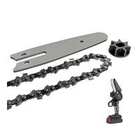 4Inch Mini Chain and Guide Bar Combo,Replacement Parts For all 4in mini chainsaws, Rechargeable Cordless Electric Chainsaw,Fits Saker and more