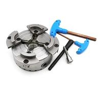 4Inch Self-Centering 4 Jaws Wood Lathe Chuck Woodworking Scroll Chuck