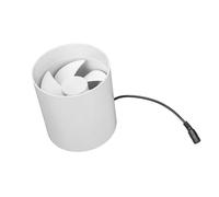 4Inch Ventilation Exhaust Fan Inline Boosters Duct Suitable for Workshop and Storage Spaces Basements Duct Adapter