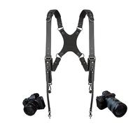 4J LEDR Camera Harness D1,Dual Leather Camera Strap for Photographer | Camera Shoulder Strap for 2 Cameras Carrying for Men&Women, Multi Camera Gear for DSLR/SLR Strap,Quick Release