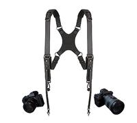 4J LEDR Camera Harness,Dual Shoulder Leather Camera Strap for Photographer,Camera Shoulder Strap for 2 Cameras Carrying for Men&Women, Multi Camera Gear for DSLR/SLR Strap,Quick Release