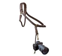 4J LEDR Camera Strap,Camera Harness for One Camera,Leather Camera Strap Professional Single Leather Harness Shoulder Strap, Brown-single