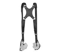 4J LEDR Double Shoulder Leather Camera Strap for DSLR/SLR, 2 Cameras, Men and Women
