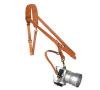 4J LEDR Leather Camera Harness for 1 Camera,Single Camera Strap for Photographers,Camera Shoulder Strap Quick Release DSLR, Tan, ADJUSTABLE CAMERA STRAP