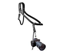 4J LEDR S1 Leather Camera Strap for 1 Camera,Single Camera Harness,Black