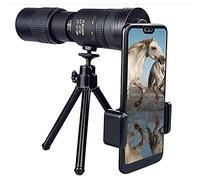 4K 10-300X40mm Telephoto Zoom Monocular Telescope,Adult Kid High Definition Portable Telescope Single Barrel, Waterproof Fogproof Night Vision Monocular
