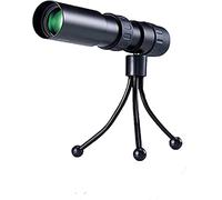 4K 10-300X40mm Telephoto Zoom Monocular Telescope, High Magnification HD BAK4 Prism, Suitable for Wild Animals, Bird Watching, Camping Trips, Wildlife Gardens