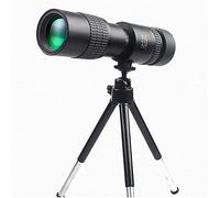 4K 10-300x40mm Zoom Monocular Telescope Portable Monocular Telescope with Smartphone Holder and Tripod Waterproof Anti-Fog Monoculars for Hunting Camping Traveling and Hiking