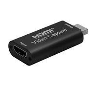 4K/1080p HDMI to USB Video Capture Card,2.0 Audio Video Recording Card for Live Streaming Conference Audio Record Grabber for Games Xbox PS5 Switch Online Teaching Live Broadcasting