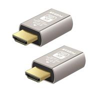 4K 120Hz HDMI 2.1 Dummy Plug - High-Resolution Virtual Display Emulator for PC, VR Headsets & Cryptocurrency Mining EDID Headless Ghost Display Adapter(4K-120Hz-2P)