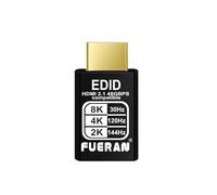 4K 120Hz HDMI 2.1 Dummy Plug - High-Resolution Virtual Display Emulator for PC, VR Headsets & Cryptocurrency Mining EDID Headless Ghost Display Adapter (8K/30Hz-4K/120Hz-1P-hei)
