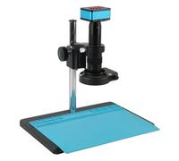 4K 12MP 1080P USB HDMI Industrial Lab PCB Soldering TF Video Microscope Camera + 180x 300x C Mount Lens + 144 LED Ring Light (Color : A, Size : 180X)