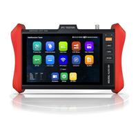 4K 12MP IP Camera Tester, WANLUTECH 90W PoE Power Output 8'' Touchscreen CCTV Test for 8MP TVI CVI AHD CVBS Cameras, SFP Test, RJ45 Cable TDR Test, WiFi Network Tools, HDMI VGA (E89)
