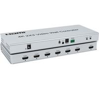 4K 2X3 Video Wall Controller,Video Wall Controller 4k 2x3 2x2 2x1 1x2 3x2 HDMI Audio Extraction LCD TV 6 Screen Video Wall Stitching Processor TV Splicer Box