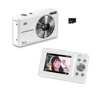 4K 30FPS Digital Video Camera 64MP with 18X 2 4 Inch Screen Built-in Battery for Teens Students Friends