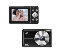 4K 30FPS Digital Video Camera 64MP with 18X 2 4 Inch Screen Built-in Battery Ideal Birthday for Teens Students Friends