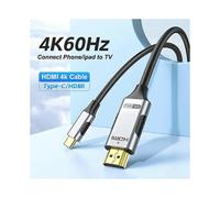 (4k 30hz, One size) USB C to HDMI Cable 4K 60Hz Type C to HDMI Adapter Cable for MacBook Air iPad Samsung Phone USB C to HDMI Displays Cable