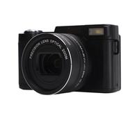 4K 48MP Camera, Compact Camera WithFlip Screen, Flashing Light, Timer Function, 1300mAh Capacity Battery, Vlogging Camera for Vlogging, Live Streaming, Blogs, Selfies, Group Photos