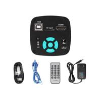 4K 48MP Digital Electronic Microscope Camera HDM/I USB Cantilever Stand C-Mount 1-150X Zoom Lens For Image Acquisition(Set D 48MP Camera)