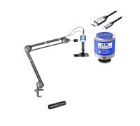 4K 48MP Electronic Digital Microscope for Soldering 150X Lens With HDM/I USB-C Mount Industrial Camera for Repair PCB(4K Upgrade Kit)