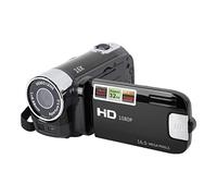 4K 48MP HD Digital Camera, Rotatable Screen, 16x Zoom, Selfie， USB, Ideal Baby Growth, Travel, Marriage, Campus Records (Black)
