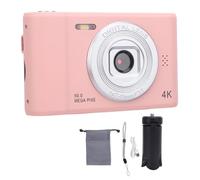 4K 50MP Digital Camera, Compact Digital Camera with 2.4 Inch IPS Color Screen, 8X Digital Zoom Anti Shake Built in Mic for Photography Video Selfies Travel Students Beginners (No Memory Card)