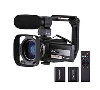 4K 60FPS Ultra HD Digital Video Camera DV Camcorder 48MP 16X Zoom WiFi Sharing Time Lapse Slow Motion for Photography Camcorder Stabilisers & Supports