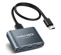 4K@60HZ HDMI Switch 3 in 1 out, Aluminum HDmi Switcher with 1.2M hdmi Cable, 4k HDMI Switch Box Supports HDCP2.2, HDR10, 18Gbps, for Fire Stick, PS5/4, Game Consoles, Ro-ku, PC