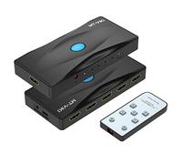 4K 60Hz HDMI Switch 5 Port MT-VIKI Splitter 5 IN 1 OUT with IR Remote Control Selector Box for Firestick HDTV Game Console, Support 3D UHD HDCP2.2 HDR Auto Scan