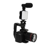 4K 64MP HD NightDigital Camera with 3in IPS Color Display, 16X Digital Zoom, 120 Degree Wide Angle and Fill Light for Iris Cut Switching, Macro Lens Fast