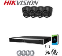 4K 8MP HIKVISION CCTV IP POE SYSTEM 2-WAY AUDIO ColorVu CAMERA SECURITY NVR KIT