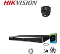 4K 8MP HIKVISION CCTV IP POE SYSTEM 2-WAY AUDIO ColorVu CAMERA SECURITY NVR KIT