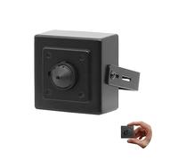 4K 8MP Mini POE Hidden IP Security Camera, 3.7mm Pinhole Lens Indoor Camera, H.265 Surveillance Motion Detection Compatible with HIK, Uniview NVR, Blue Iris and No IR