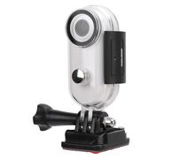 4K 8MP Pet Collar Camera Wireless Wearable Action Camera with 120 Degree Wide Angle for Outdoor Sports (White)