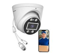 4K 8MP Security IP POE Cameras, UltraHD Home Surveillance Security Camera Outdoor with Two-Way Audio, 66ft Color Night Vision, Human/Vehicle Detection, IP66 Waterproof (US Model Not for UK)