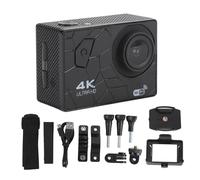 4K Action Camera Ultra Wide Angle Rain Proof Anti Shake Fast Data Synchronization Cycling Action Camera with Handlebar Components