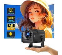 4K Android 11 1080P 390ANSI HY320 Dual Wifi6 BT5.0 1920 * 1080P Portable Cinema Projector HY320 Smart Projectors 180 Degree Rotation 18000 Lumens