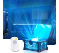 4K Aurora Projector Night Light - HD Starry Sky & Nebula Projector with Remote, 5 Galaxy Modes & 8 Color Effects, Space Themed Room Decor for Bedroom, Christmas/Birthday Gift