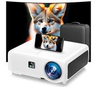 4K Auto Focus Projector: 4K Smart Movie Projector, XNoogo 1300ANSI Outdoor 4K with WiFi6 and Bluetooth, Auto 6D Keystone, 50% Zoom, PPT, ARC, Projectors for