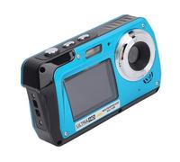 4K Camera, 56MP Image 16x Digital Zoom for Snorkeling, Travel, Family Gatherings USB 2.0 1700mAh Battery, 10ft Dual Screens Fill Light for Kids